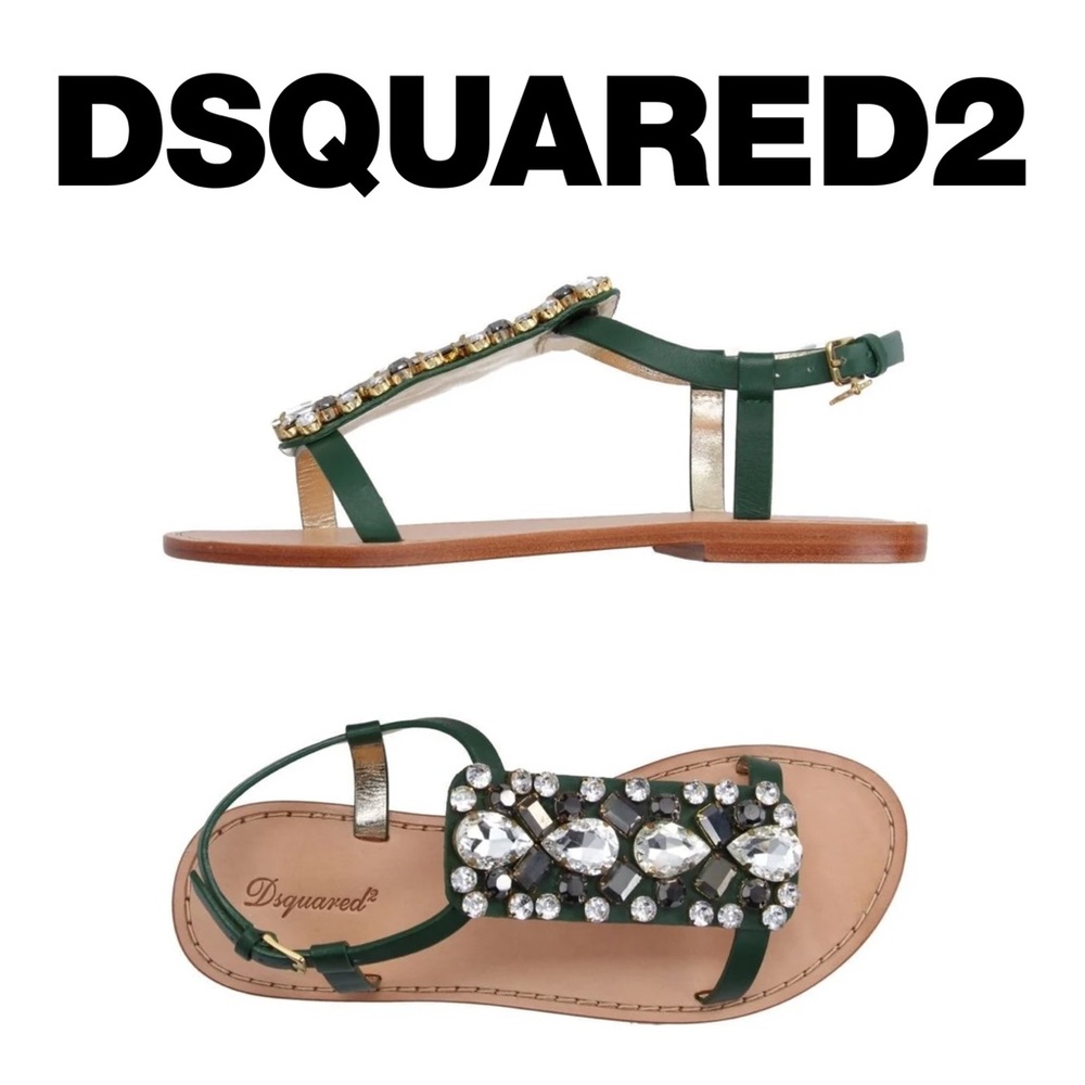 DSQUARED2 Gemstone Sandals Size 36